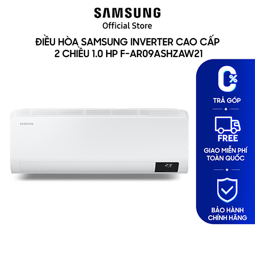 Điều hòa samsung inverter cao cấp 2 chiều 1.0 hp f-ar09ashzaw21