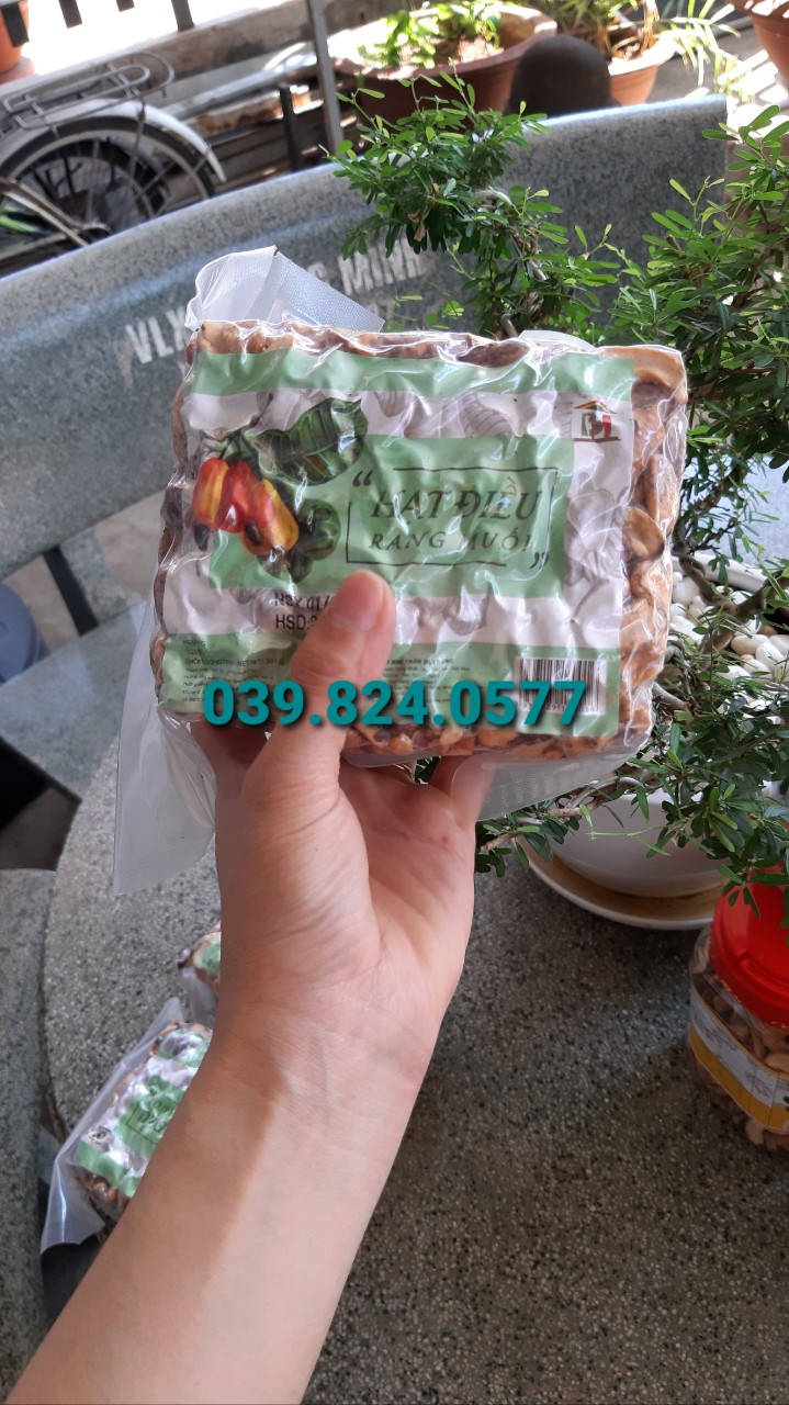 500g hạt điều rang muối bể/vỡ đôi/ba/bốn thơm giòn - giá rẻ