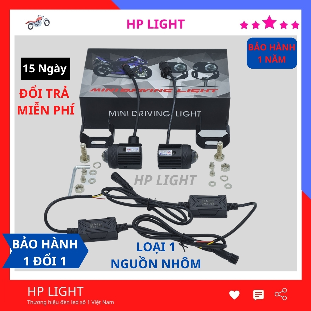 Trợ Sáng Mini Bi Cầu Loại 1 Chính Hãng,Trợ Sáng Xe Máy giá 1 bóng HP LIGHT L1