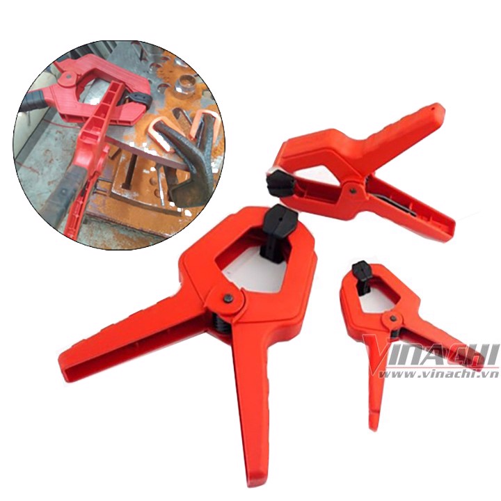 Kẹp nhanh chữ A Đỏ Duratec 825 - Kẹp Gỗ Nhanh Vinachi Sử Dụng Để Kẹp/Gá Nhanh Các Vật Trong Quá Trình Gia Công Sản Phẩm