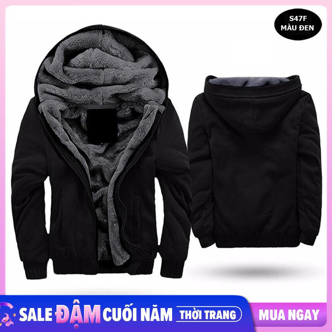 ÁO KHOÁC NỈ LÓT LÔNG MẶC MÙA ĐÔNG SIÊU ẤM HÀNG CAO CẤP ĐẸP CHUẨN S47FF