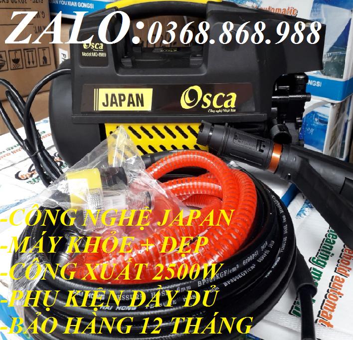 Máy rửa xe OSCA JAPAN áp lực cao - Hàng công ty