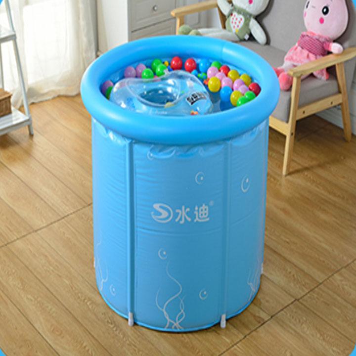 Bồn Tắm Bơm Hơi Bồn Xông Hơi , Bồn Tắm Gấp Gọn Di Động Kết Hợp Xông Hơi Cho Cả Nhà