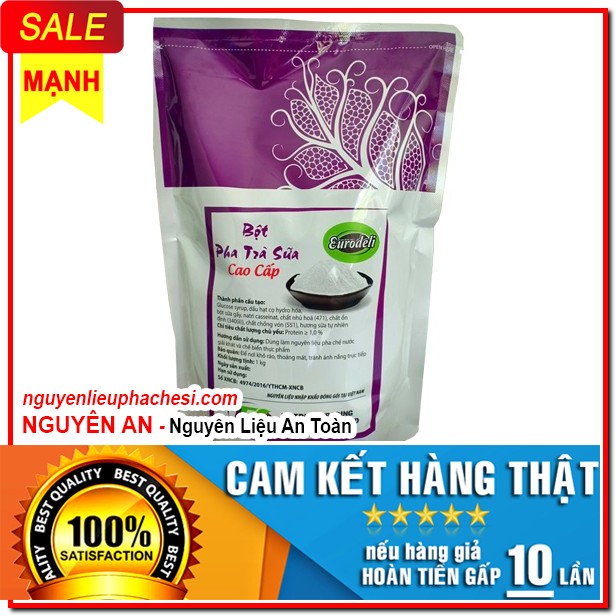 BỘT PHA TRÀ SỮA EURODELI - XANH 1KG