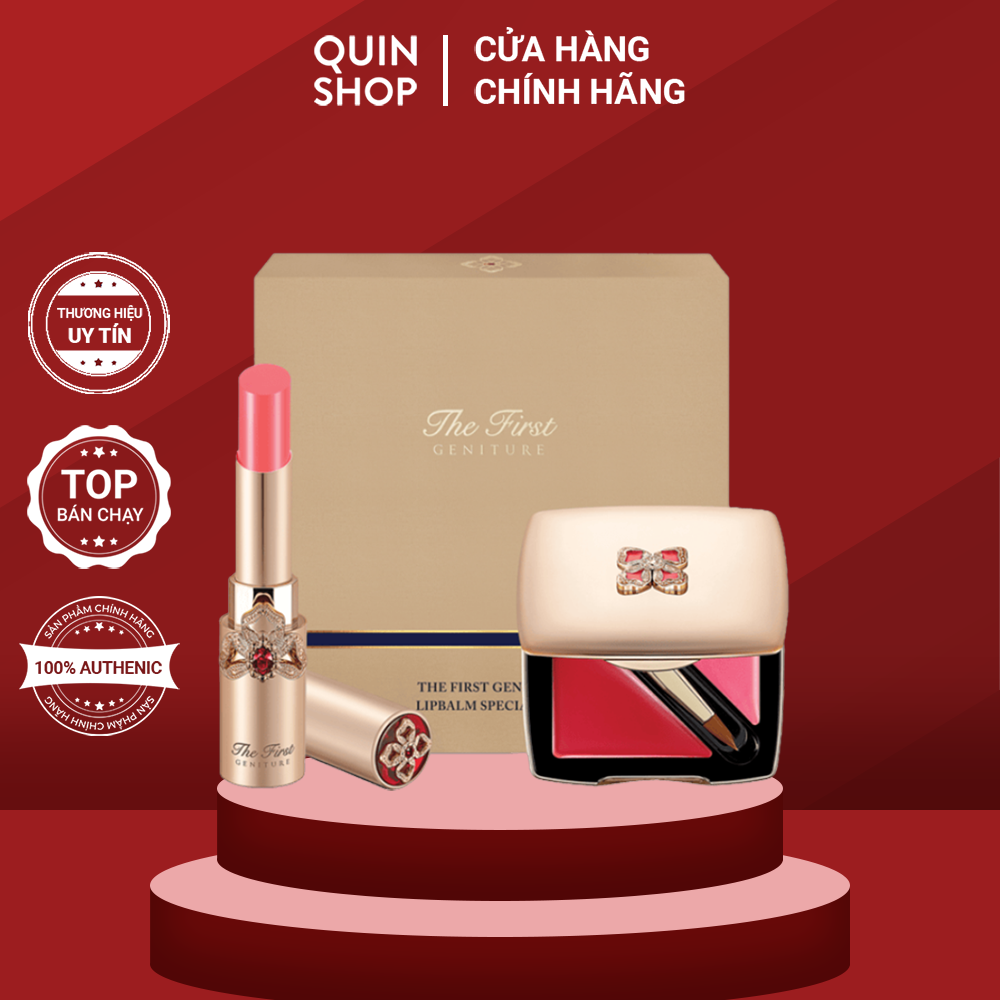 Set Son Dưỡng Ohui The First Geniture Lipbalm Special Set