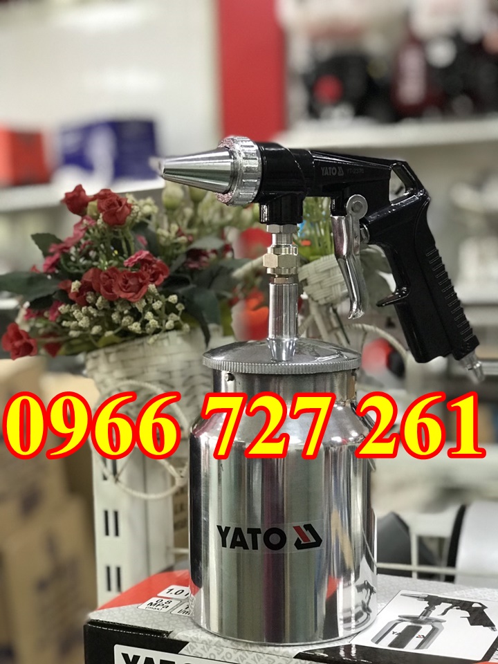 Súng bắn cát cầm tay bình 1L Yato YT2376 chất lượng vượt trội