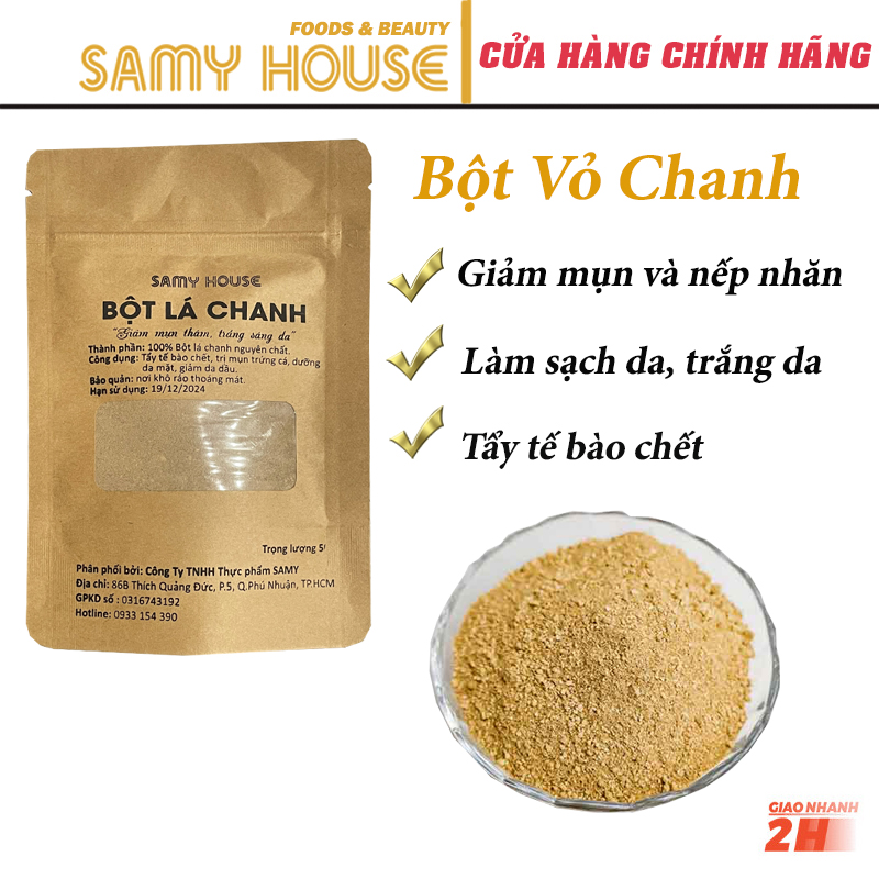 Bột Vỏ Chanh nguyên chất 50g