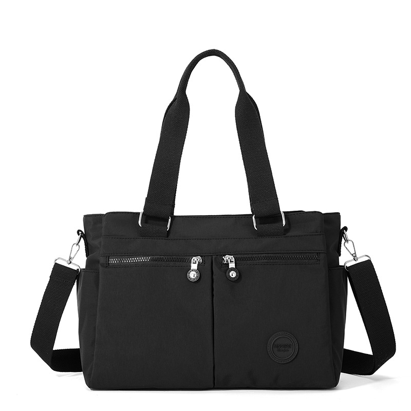 GStar Large Capacity Commuter Tote Bag Women's 2026 New Nylon Crossbody Cloth Bag Lightweight Casual Work Travel Shoulder Bag Simple Multi-layer Handbag Single Shoulder Slant Bag Ready Stock - 7