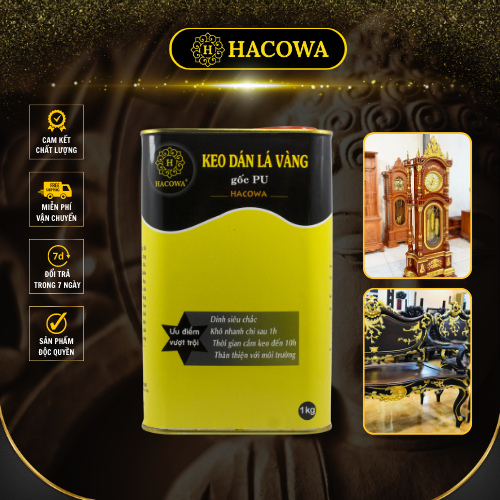 Keo thếp vàng gốc PU nhanh khô (1kg)