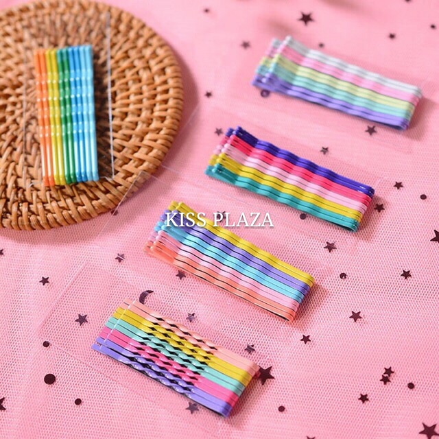 HOT TREND SET 10 CÁI KẸP TĂM MIX 5 MÀU XINH XẮN CỰC NỔI BẬT VIDEO THẬT SHOP KISS PLAZA