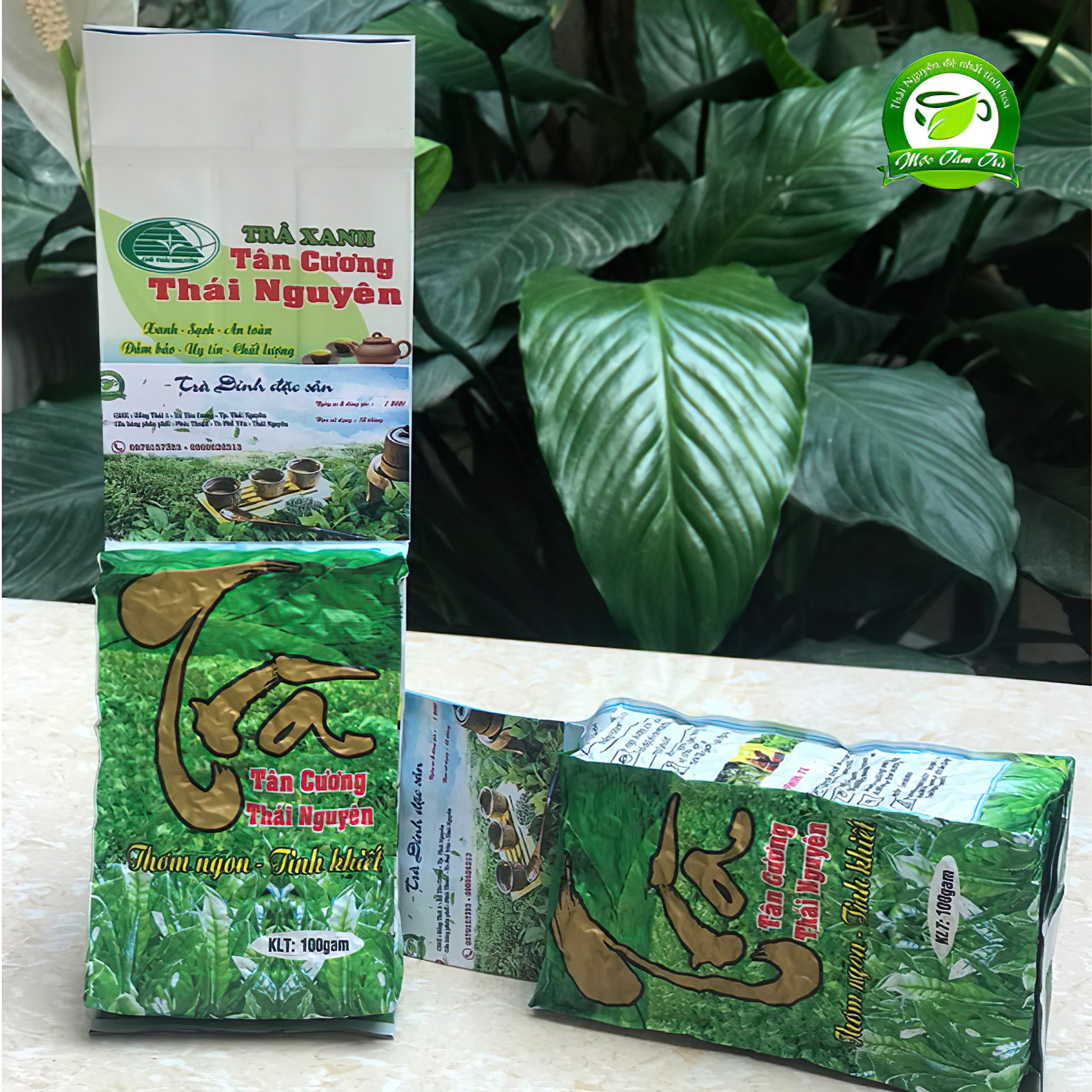 Trà đinh cao cấp - thượng phẩm trà Thái Nguyên - gói 100g túi lụa