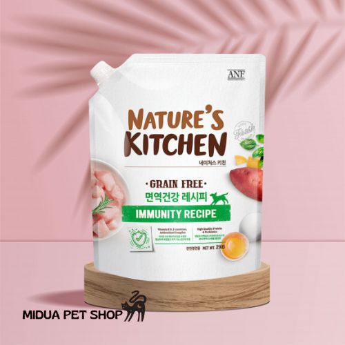 [Hoàn Tiền 10%] 2kg ANF - Nature's Kitchen - Hạt thức ăn chức năng tăng cường hệ miễn dịch cho chó mọi lứa tuổi