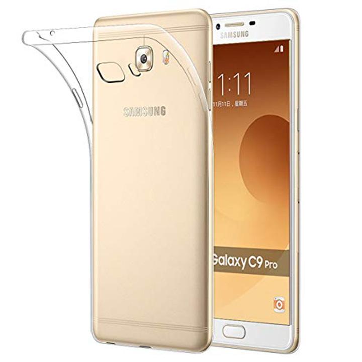 ỐP LƯNG DẺO SILICON TRONG SUỐT ĐIỆN THOẠI SAMSUNG GALAXY C9 PRO