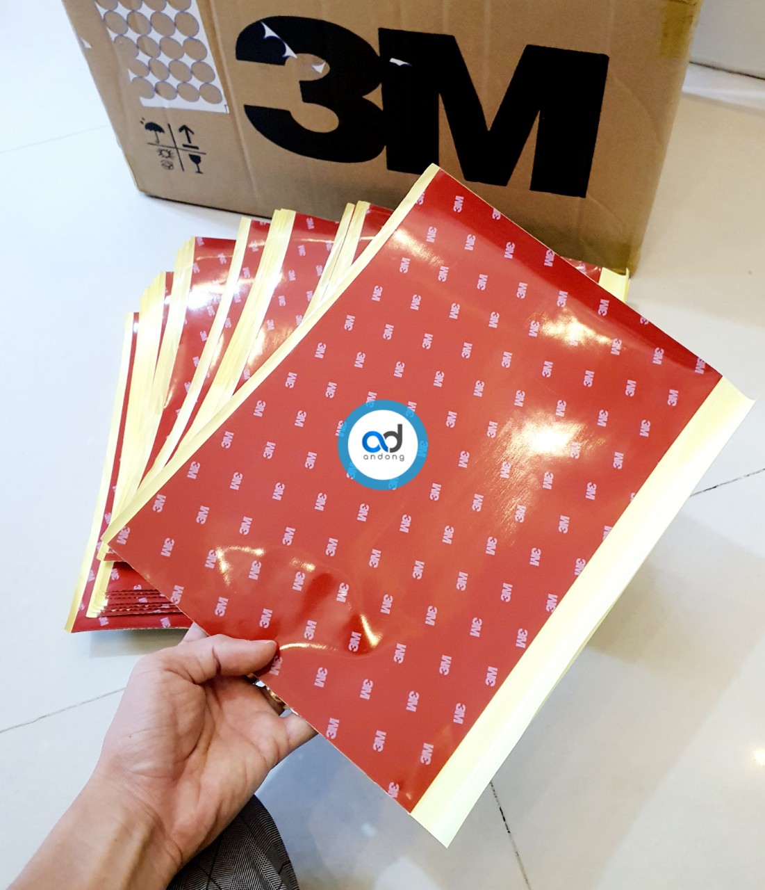 Tấm A4 Băng keo 2 Mặt 3M 4229P Dán logo xe hơi -3M AnDong