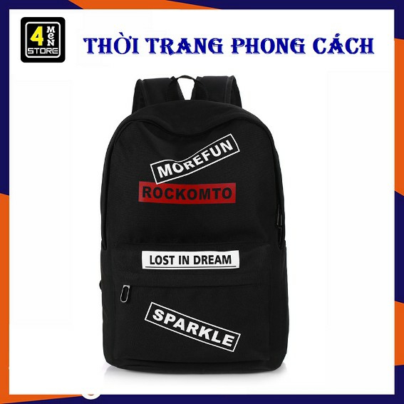 ⚡ Siêu Bền ⚡ Balo Bố Teen Thời Trang ROCKOMTO -