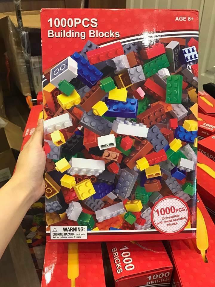 Đồ chơi lắp ghép trẻ em gồm 1000 miếng ghép bằng nhựa ABS cao cấp an toàn cho trẻ