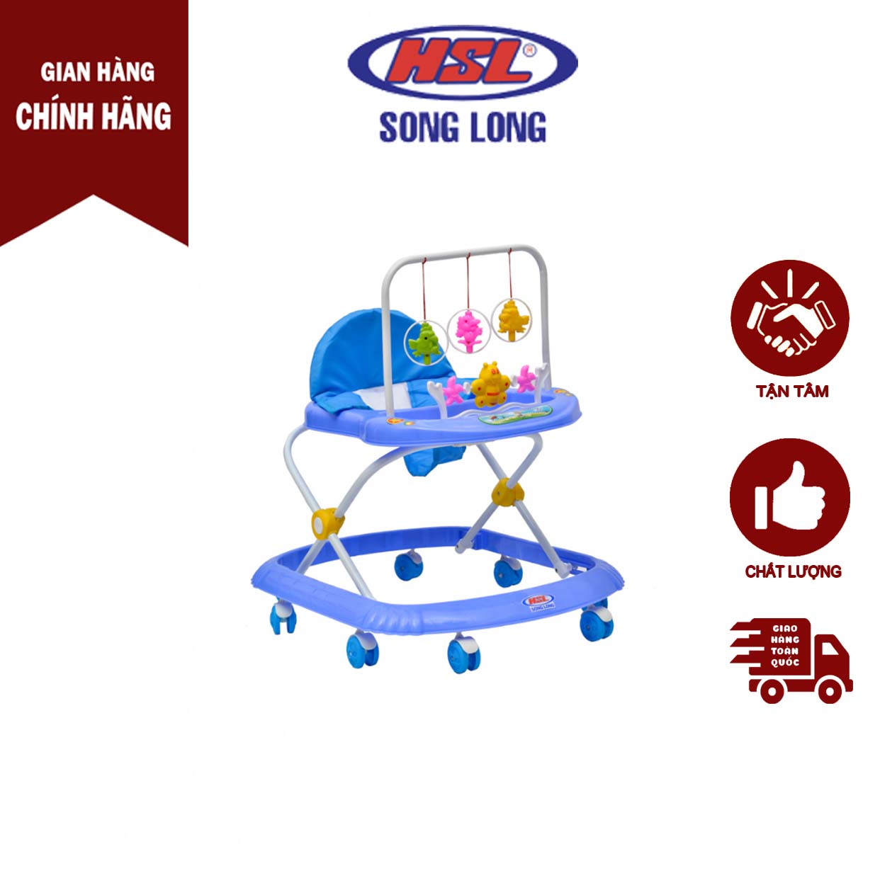 Xe tập đi, xe chòi chân, xe tròn đồ chơi, xe AA1 SongLongPlastic