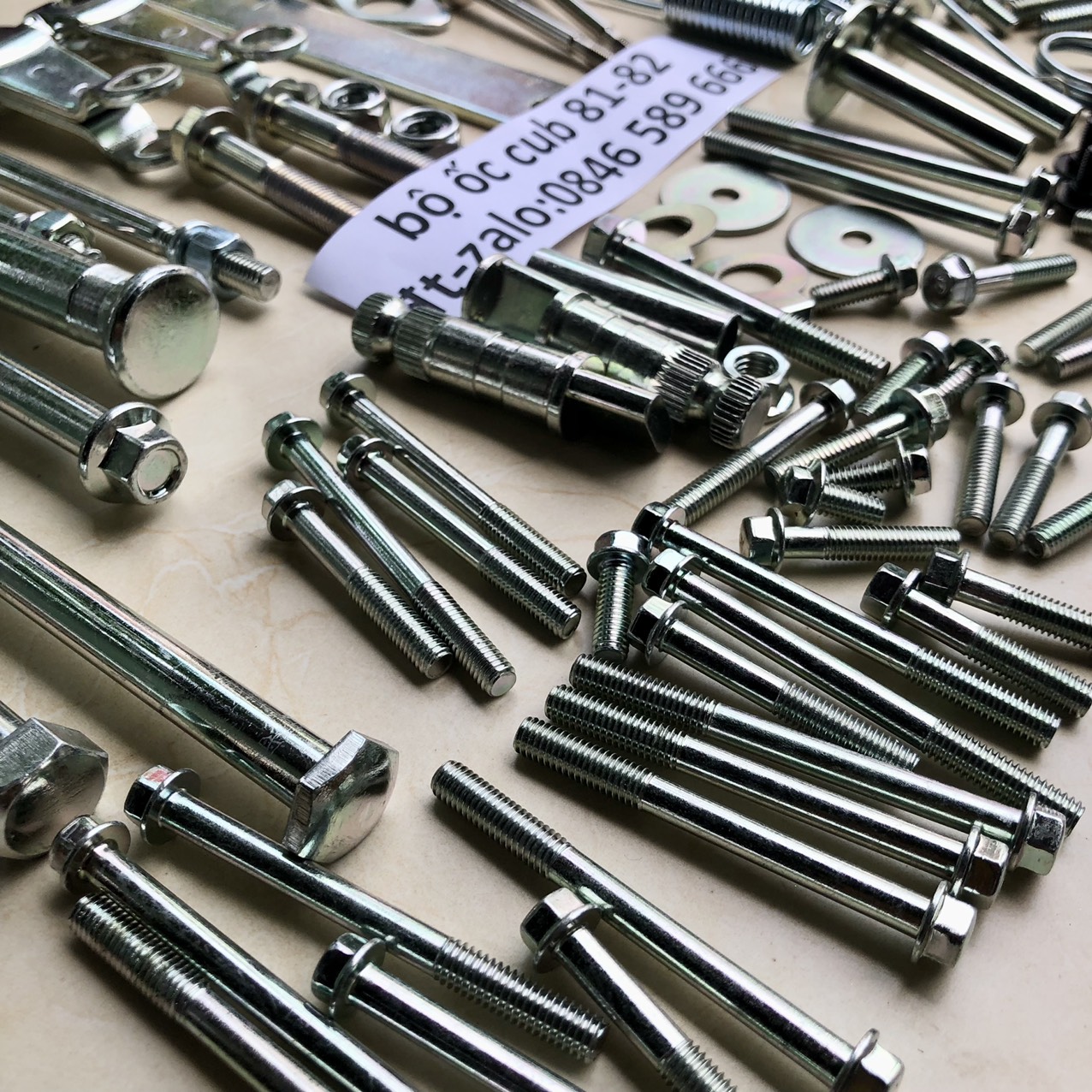 Dàn Ốc Vào Xe Cúp 81 82 hàng tiêu chuẩn cao cấp trọng đại xe máy