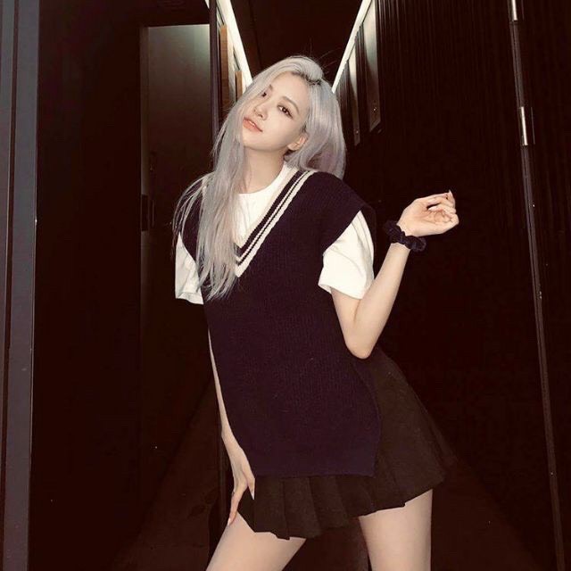 🌸 siêu hot 🌸 áo gile phối viền cổ tim 🌸 áo gile cao cấp 🌸 q18