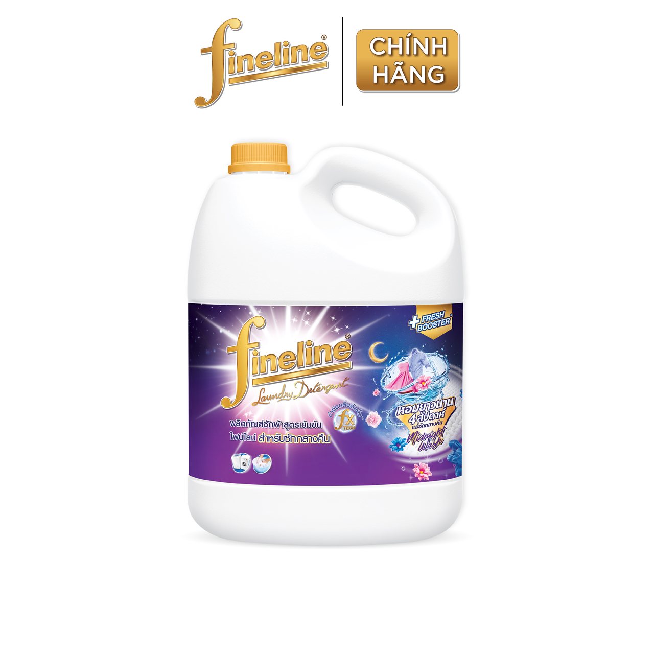 Nước giặt fineline đậm đặc mid night wash can 3000 ml.