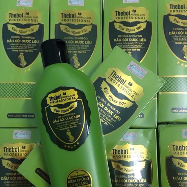 Combo 5 chai dầu gội dược liệu thebol