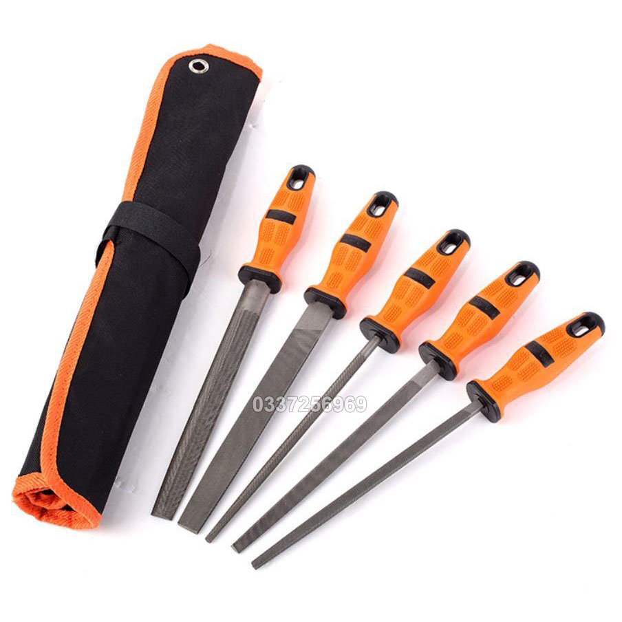 Bộ giũa sắt 5 chi tiết asaki nhật bản ak-3767 10''/250mm thép đặc biệt t12