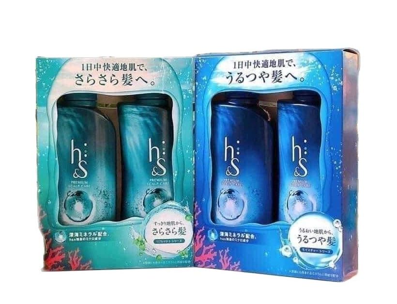 Bộ dầu gội - dầu xả hs nhật bản chống gầu, giảm ngứa