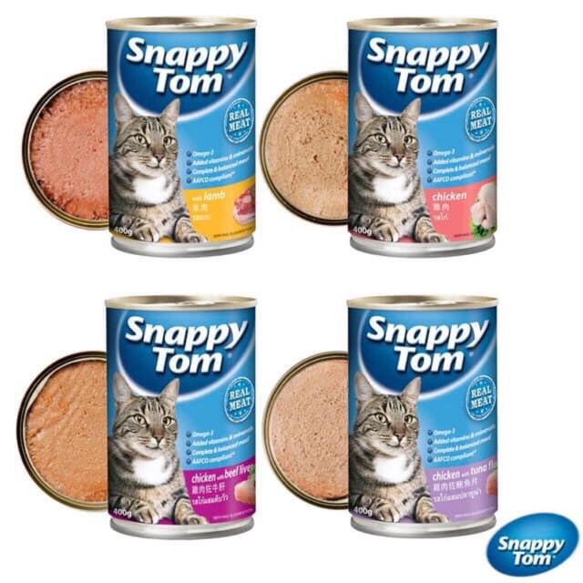 Pate mèo Snappy Tom lon 400g