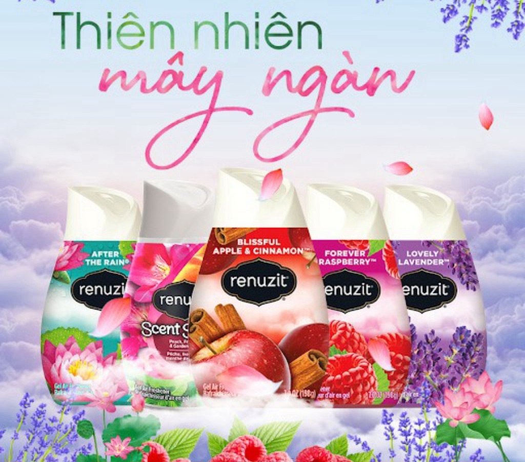 Sáp thơm phòng Renuzit Fresh của Dial P&G Mỹ chai 198gr