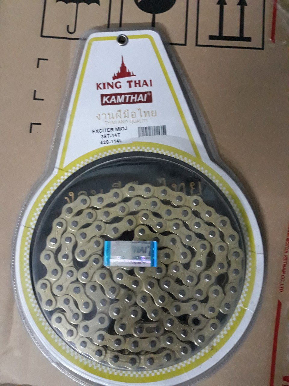 Nhông Xích Xe Máy KingThai Cho Xe Exciter