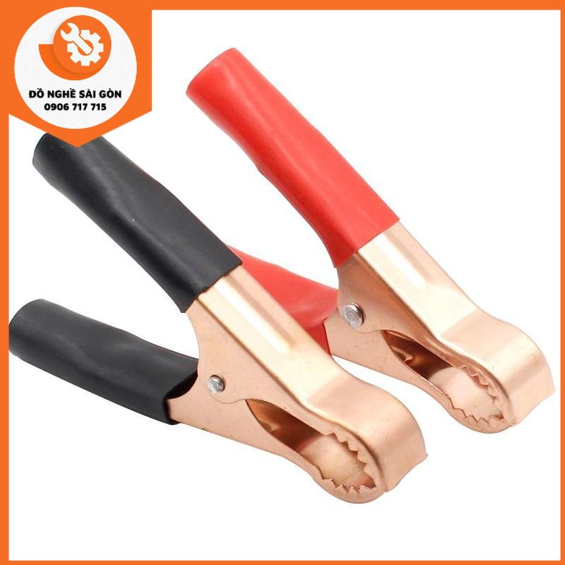 Set 2 đầu kẹp cá sấu 50a - 80mm cho bình ắc quy xe hơi - kẹp bình ắc quy thép trắng không gỉ chuyên dụng cho xe ô tô