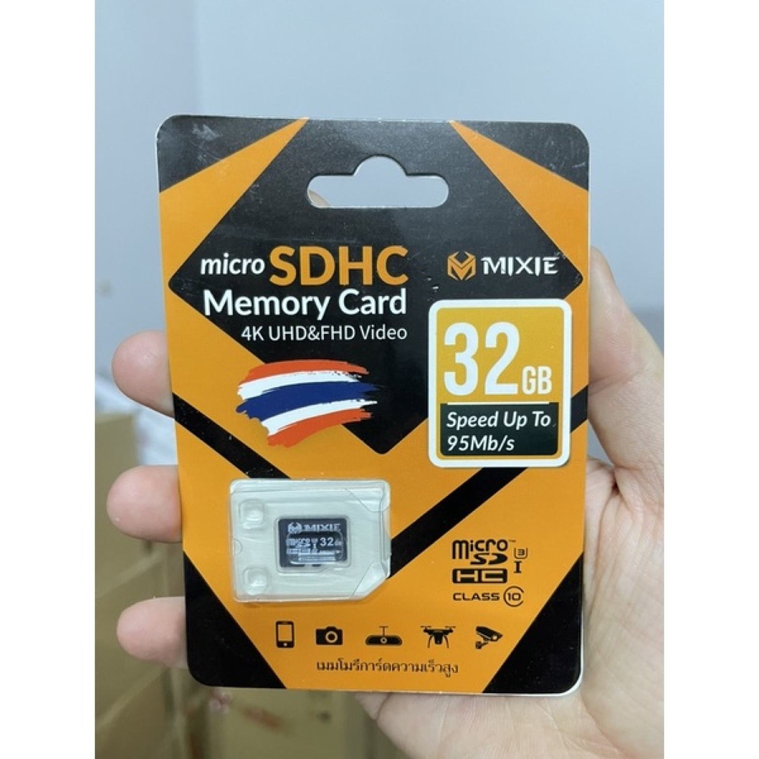 Thẻ nhớ Micro SD Mixie 32G,64G chuyên dùng cho camera wifi, chính hãng