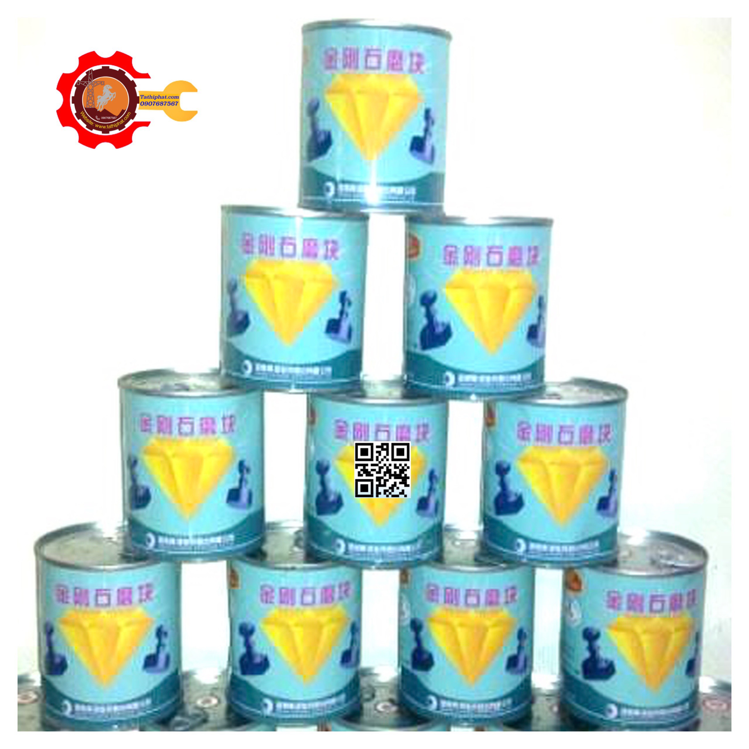 Đá mài sàn, đánh bóng bê tông 16 viên