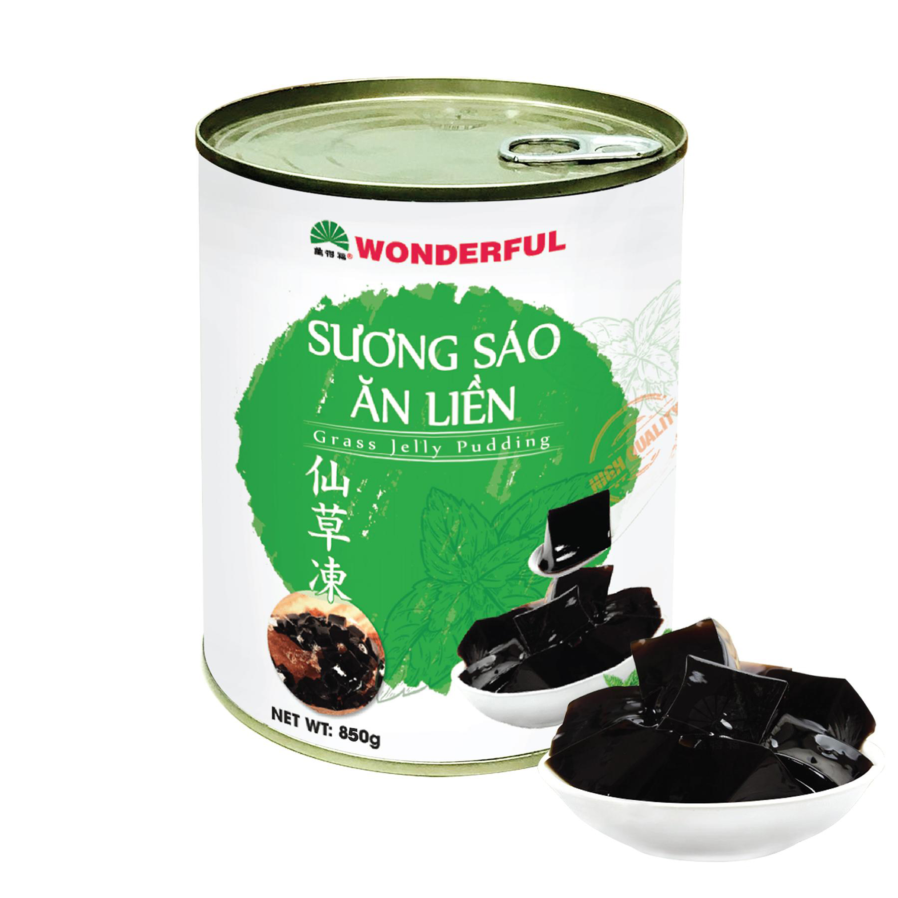 Sương sáo đen đóng lon Wonderful