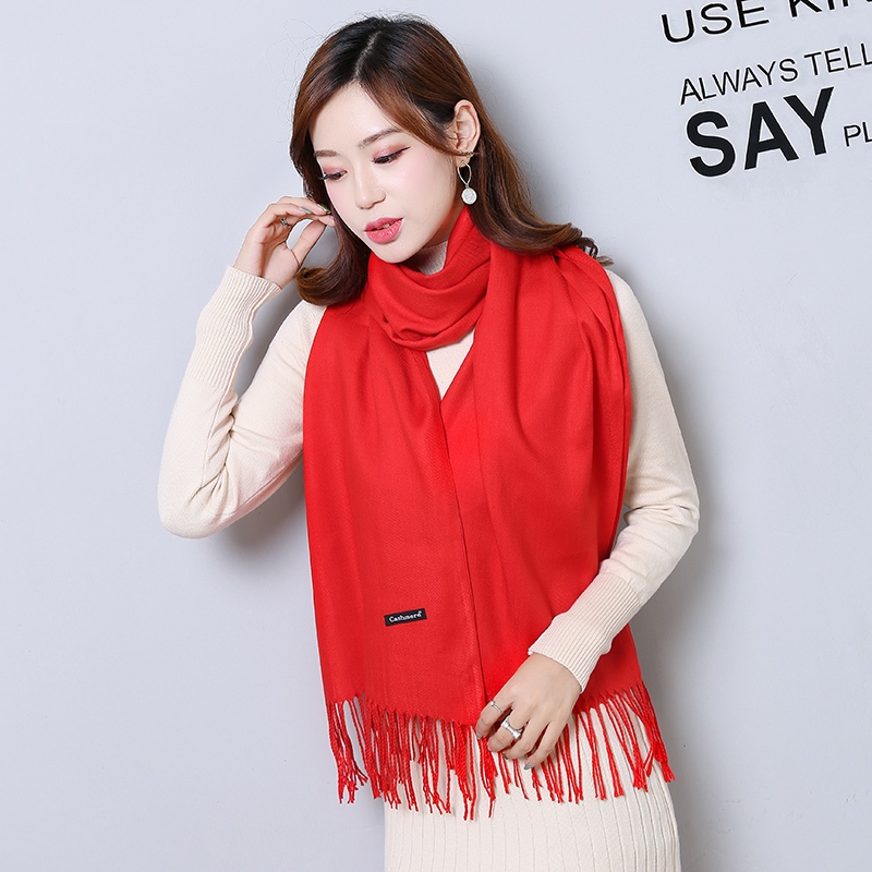 Khăn quàng cổ nam nữ Cashmere chất len dệt mịn và lông cừu SKY CASHMERE cao cấp 2020 KRS1715