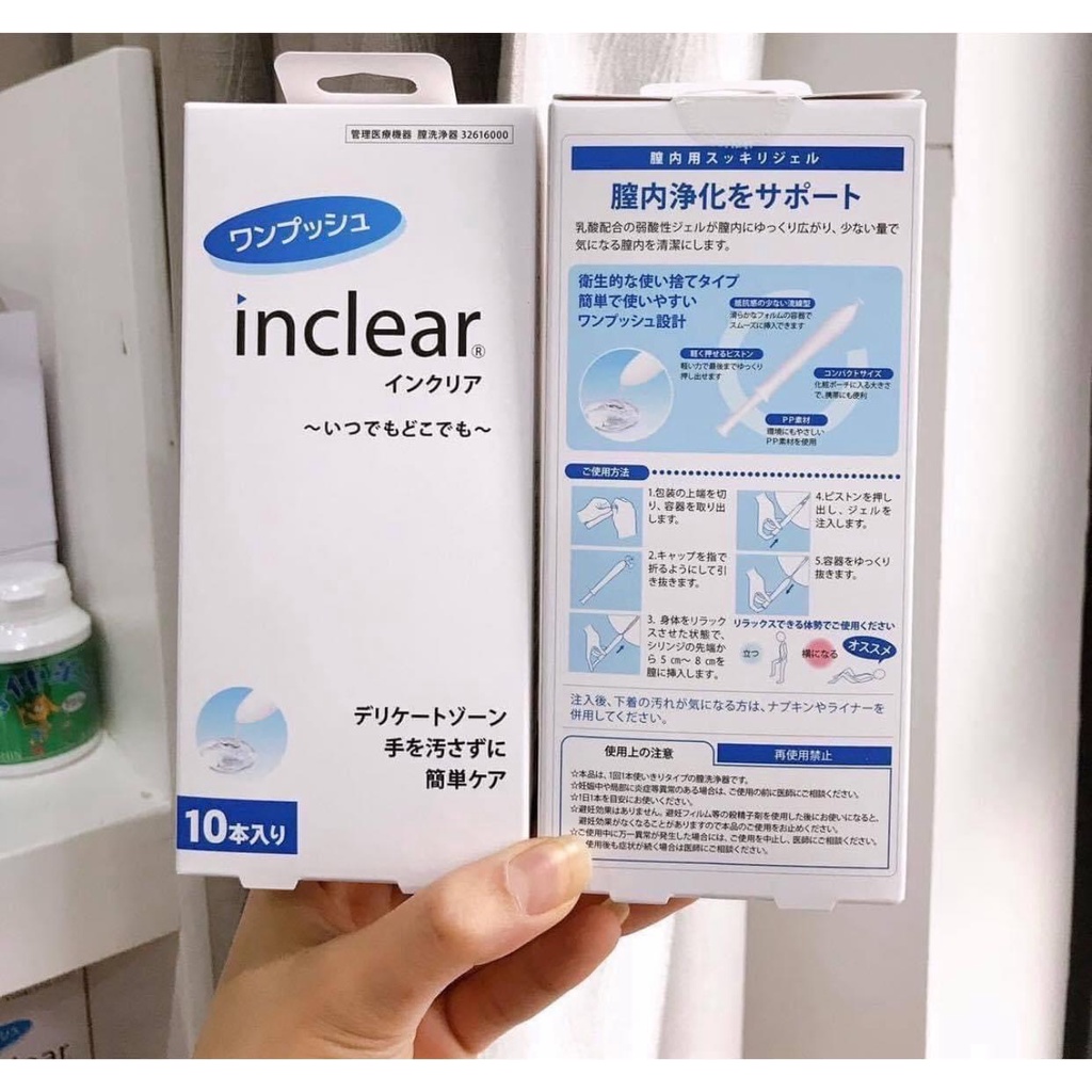 HỘP 10 ĐŨA THẦN SE KHÍT VÙNG KÍN INCLEAR - HÀNG NHẬT NỘI ĐỊA