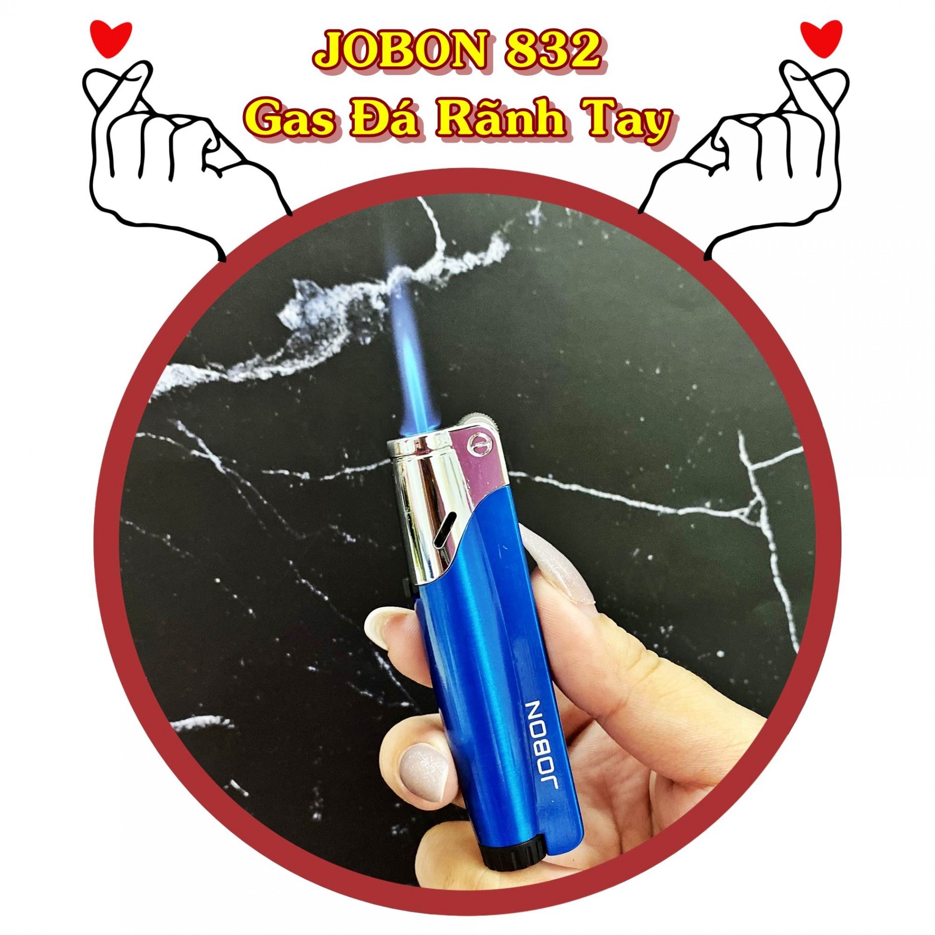 Bật lửa khè rãnh tay 832 xài gas