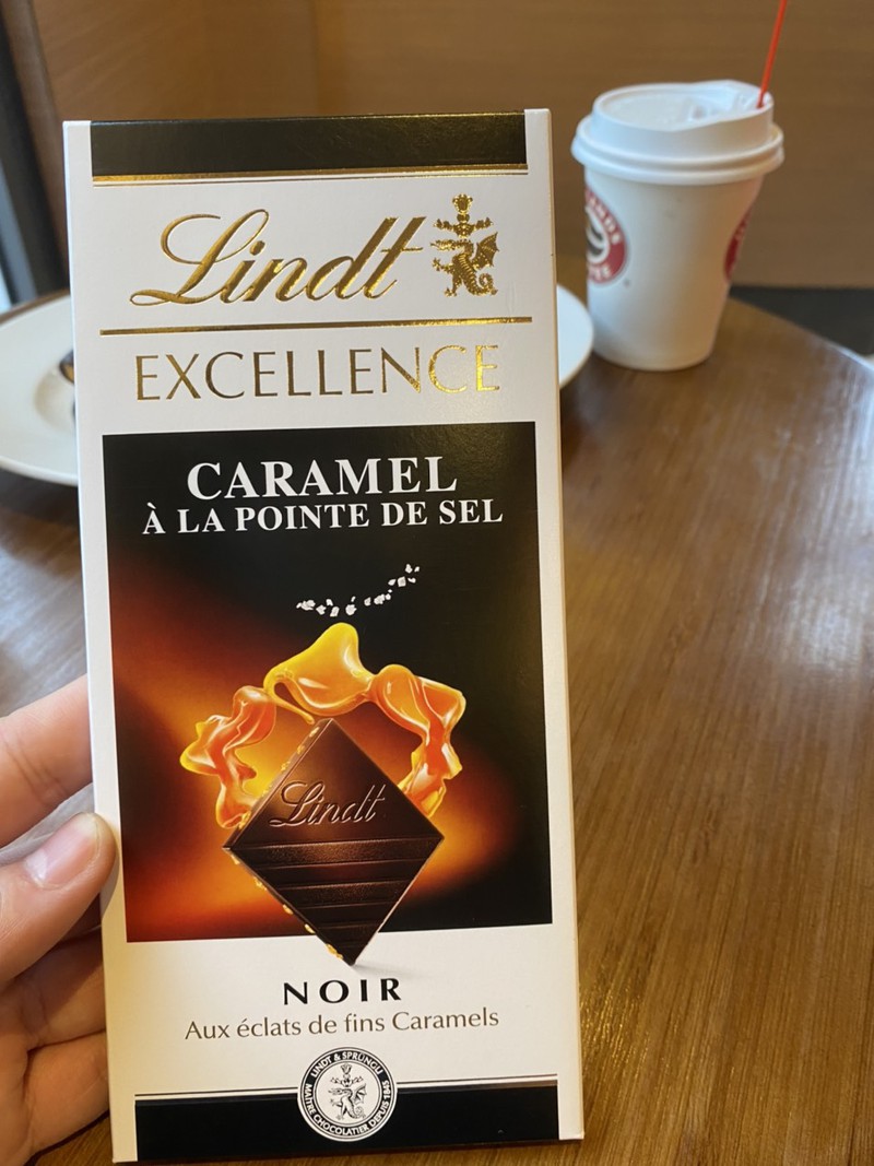 Socola đen nhân caramel 100g - Chocolate Lindt Excellence Noir Caramel A la  Pointe de Sel (caramel with a touch of sea salt) | Lazada.vn