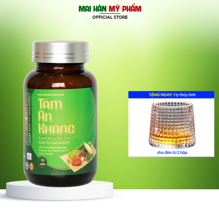 Viên nang ngủ ngon thảo dược tâm an khang lọ 30 viên