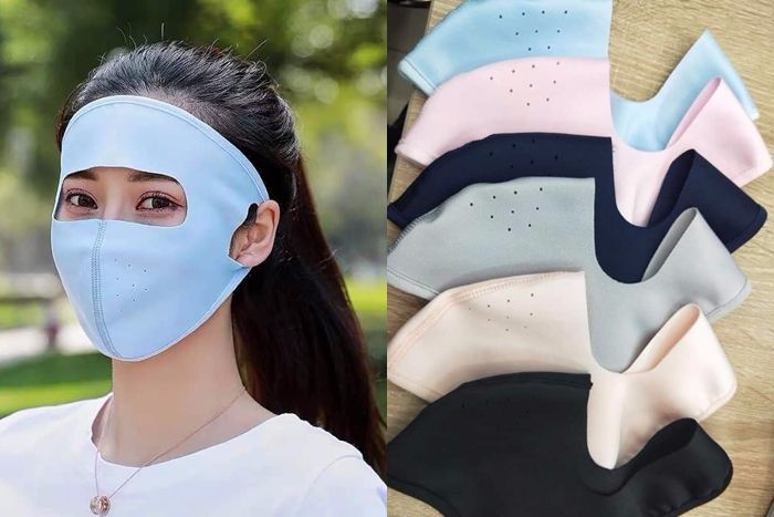 [HCM]Khẩu Trang Chống Nắng Chống Bụi che kín Mặt - Loại tốt Vải Bông thoáng mát bền đẹp
