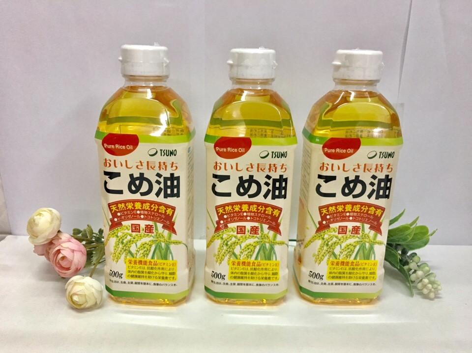 Dầu gạo cao cấp tsuno nhật bản 500gr số 1 tại nhật bản