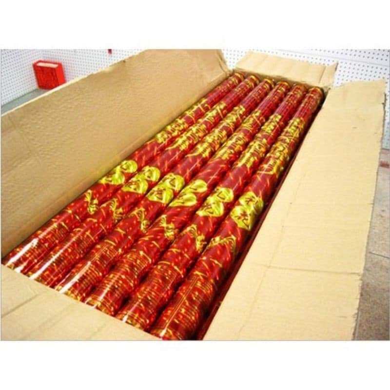 Ống phụt giấy đám cưới sinh nhật 80cm kim tuyến lốc 6 cây