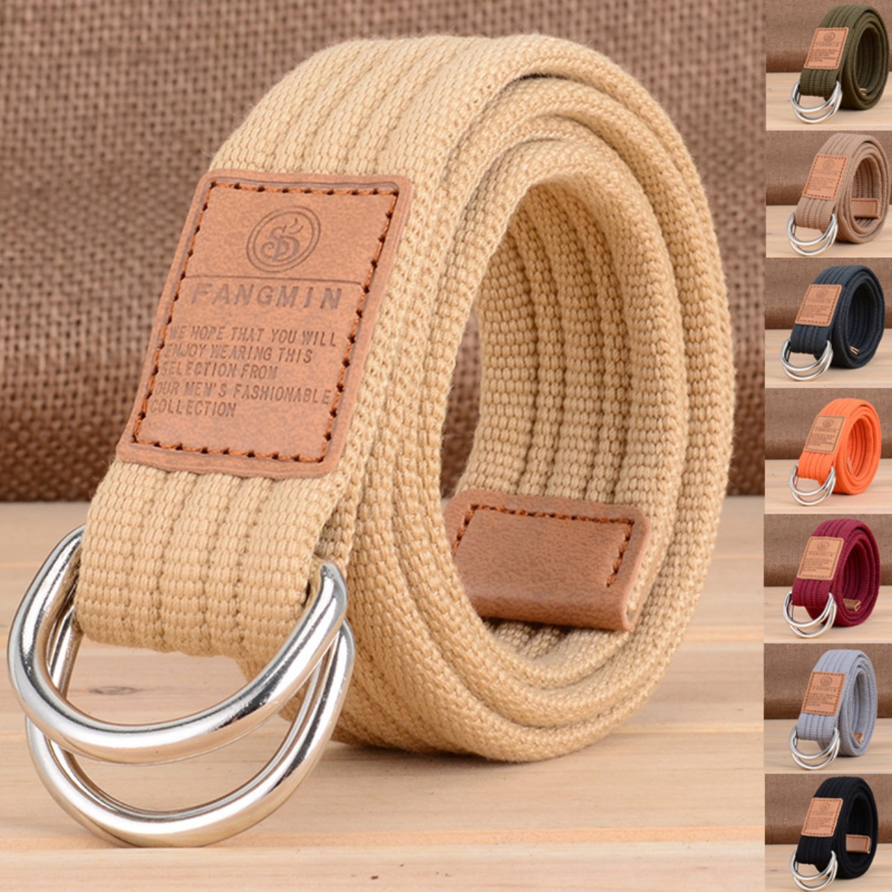 Dây nịt,thắt lưng edc cá tính phong cách hàn quốc- đa sắc màu