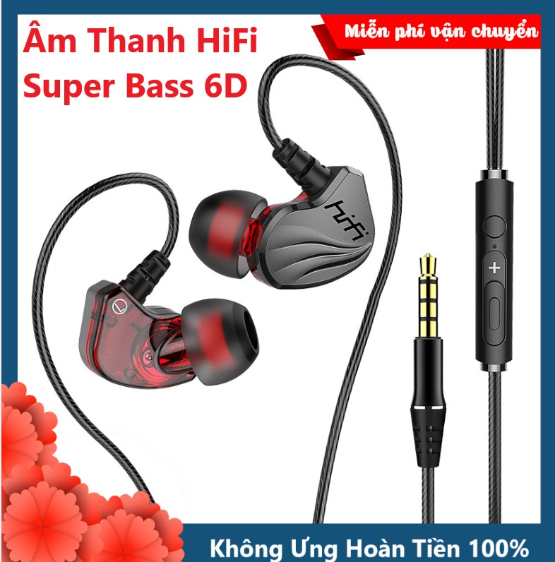 Tai Nghe Chống Ồn Super Bass S2000 Kiểu Dáng Nhét Tai in ear Nghe Nhạc Cực Hay Âm Thanh Siêu Ấm Tai Phone Cho Điện Thoại Máy Tính Laptop Jack Cắm 3.5mm