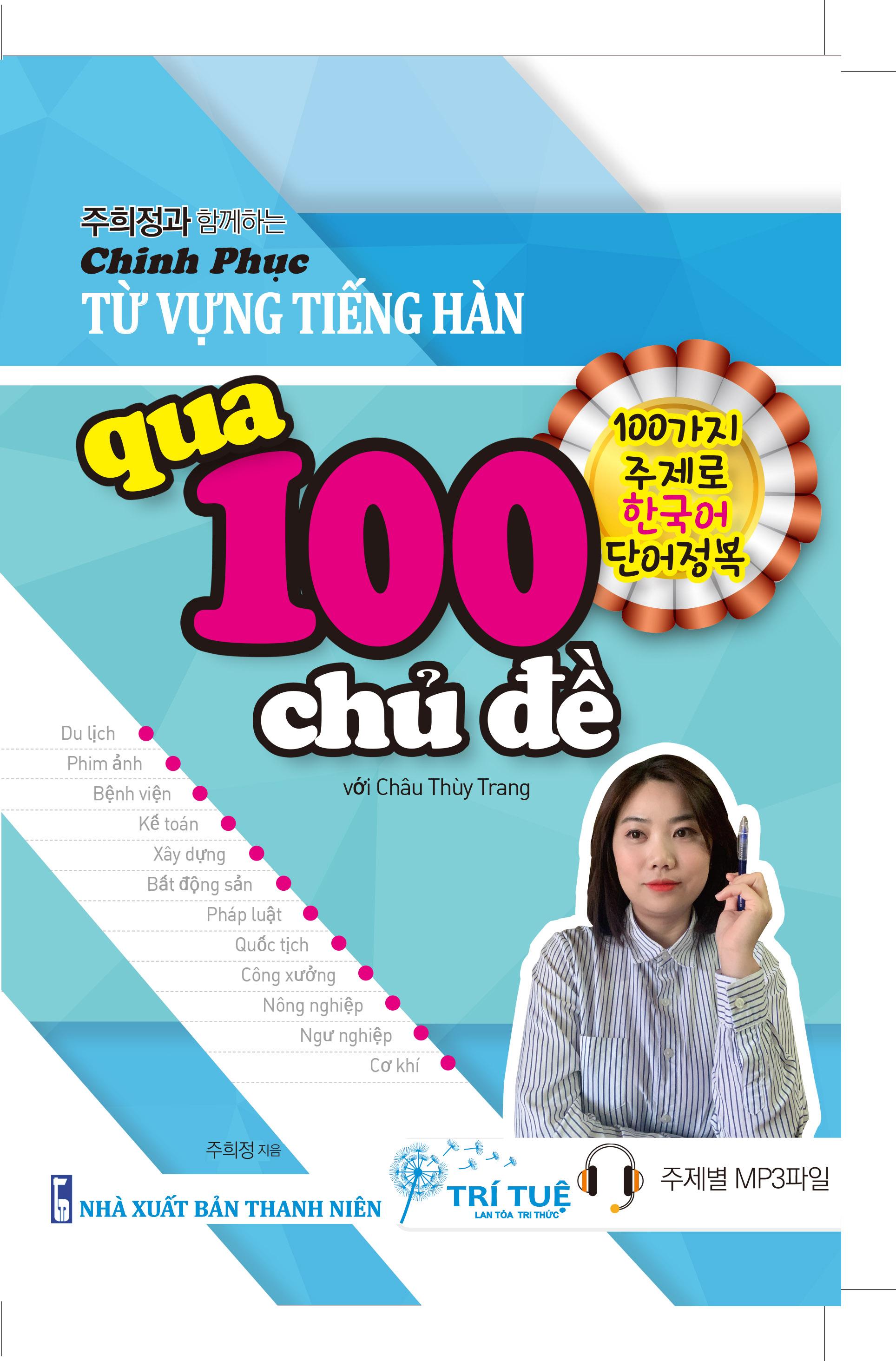 [HCM]Sách - Chinh phục Từ vựng Tiếng Hàn qua 100 Chủ đề