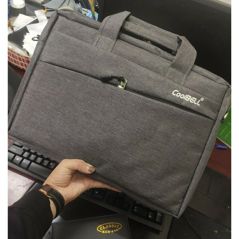 Túi xách công sở laptop Coolbell 12 13 14 15.6 inch cao cấp đựng laptop máy tính xách tay đẹp nam nữ 10
