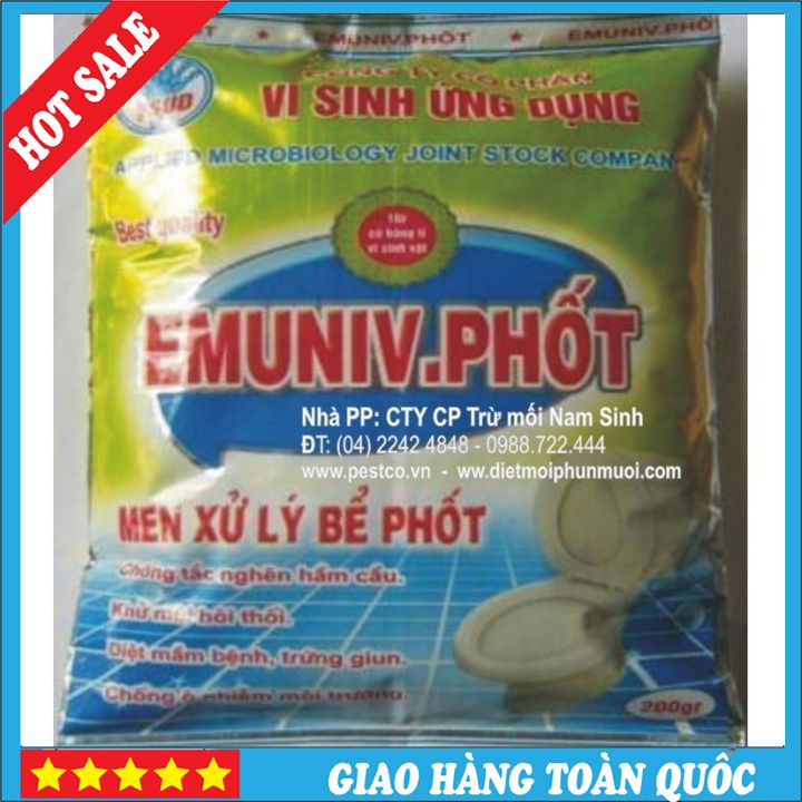 Men tiêu bể phốt emuniv