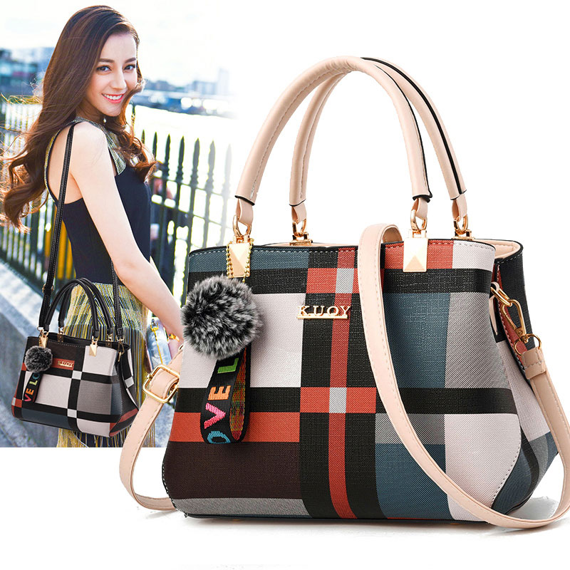 Túi xách nữ công sở kẻ caro trẻ trung và thanh lịch