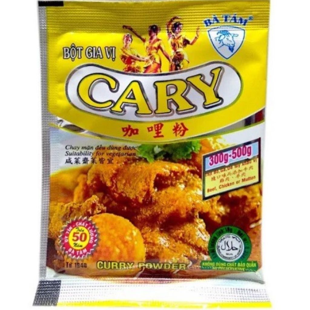 Bột Cà Ri Đặc Biệt 500gr/ Cary Powder - Bà Tám/ Cary / Cà Ry