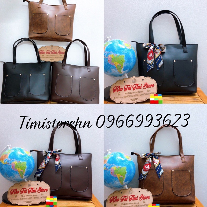 Túi xách to đựng vừa A4, laptop, tài liệu, sách vở đi làm, đi học